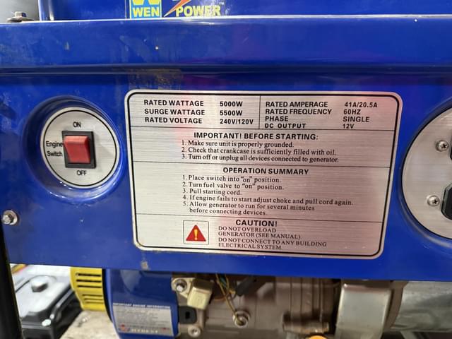 Image of WEN 5500 equipment image 2