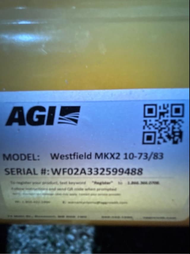 Image of Westfield MKX2 10-73 equipment image 2