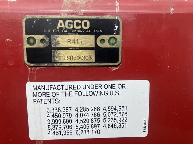 Image of White 8415 equipment image 4