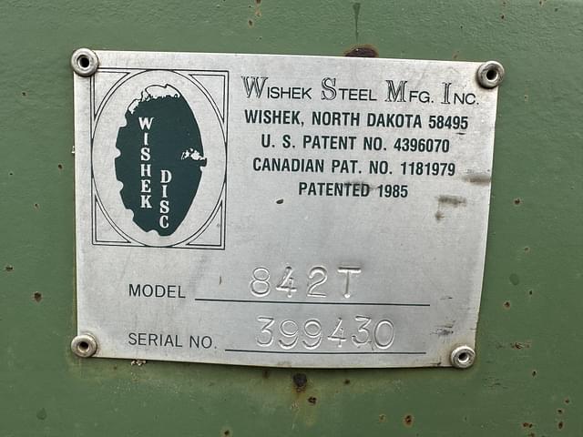 Image of Wishek 842T equipment image 3