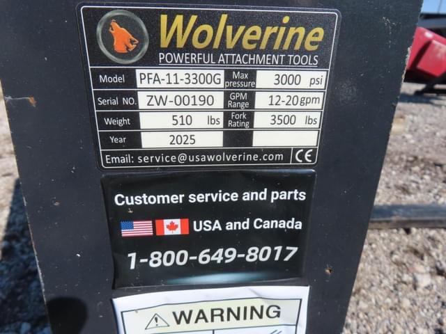 Image of Wolverine PFA-11-3300G equipment image 4