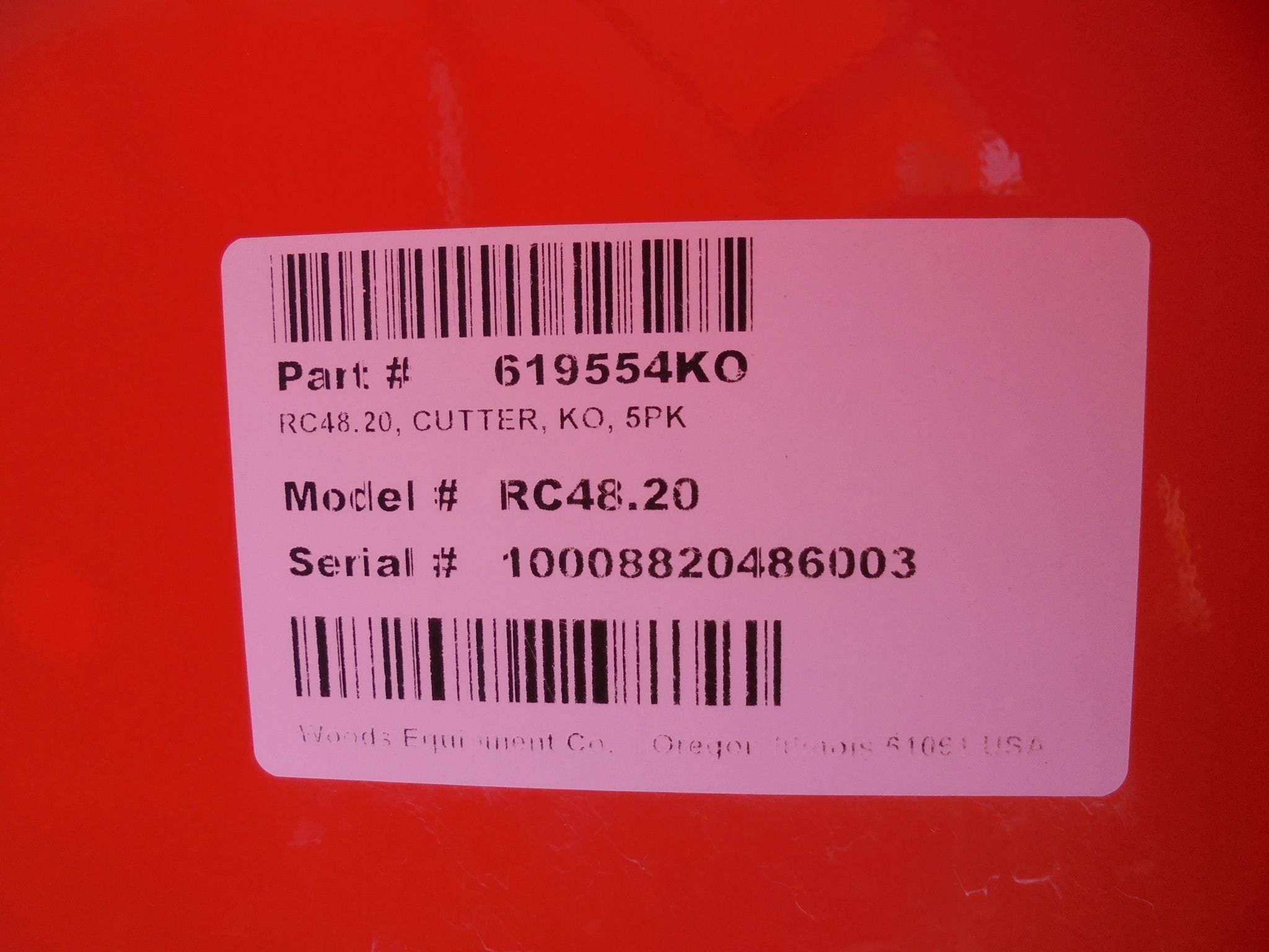 Woods RC48.20 Equipment Image0