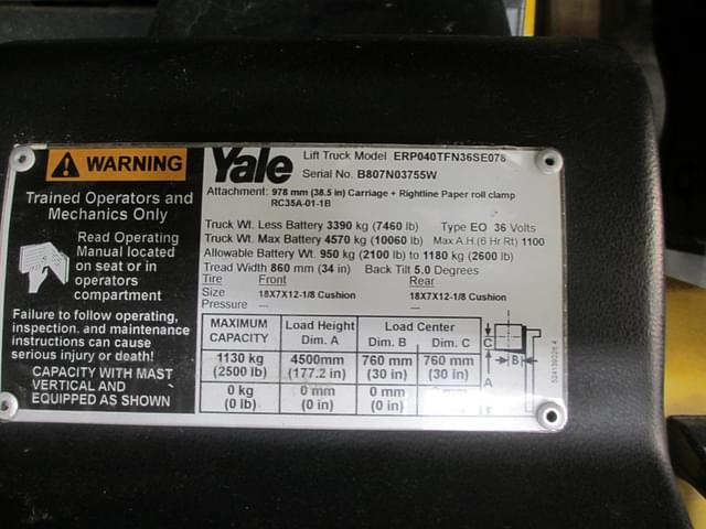 Image of Yale ERP040TFN36SE07S equipment image 2